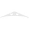 Ekena Millwork Pitch Winston Architectural Grade PVC Gable Pediment, 48"W x 10"H x 1"P (5/12) GPP048X010X100WIN - alternate 5